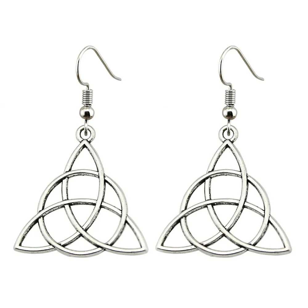 28mm Simple Triquetra Symbol Charm Dangle Earring Charming Drop Earring Women Dropship Suppliers
28mm Simple Triquetra Symbol Charm Dangle Earring Charming Drop Earring Women Dropship Suppliers