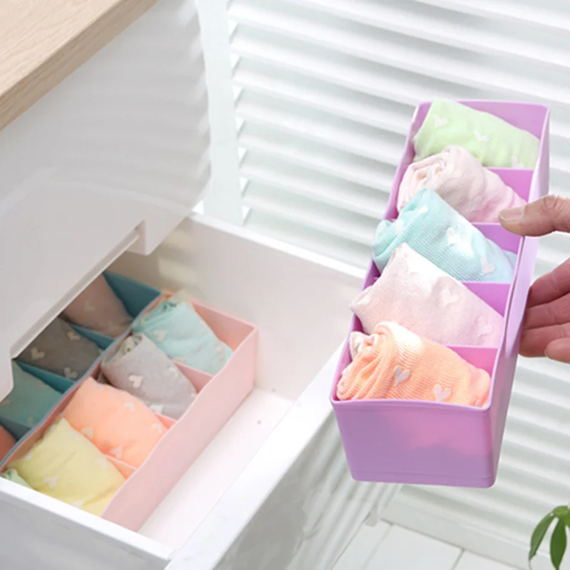 Fashion Multi-function Desktop Drawer Storage Box Clothing Organizer Five Grid Storage Box Underwear Socks Bra Ties Organizer
Fashion Multi-function Desktop Drawer Storage Box Clothing Organizer Five Grid Storage Box Underwear Socks Bra Ties Organizer