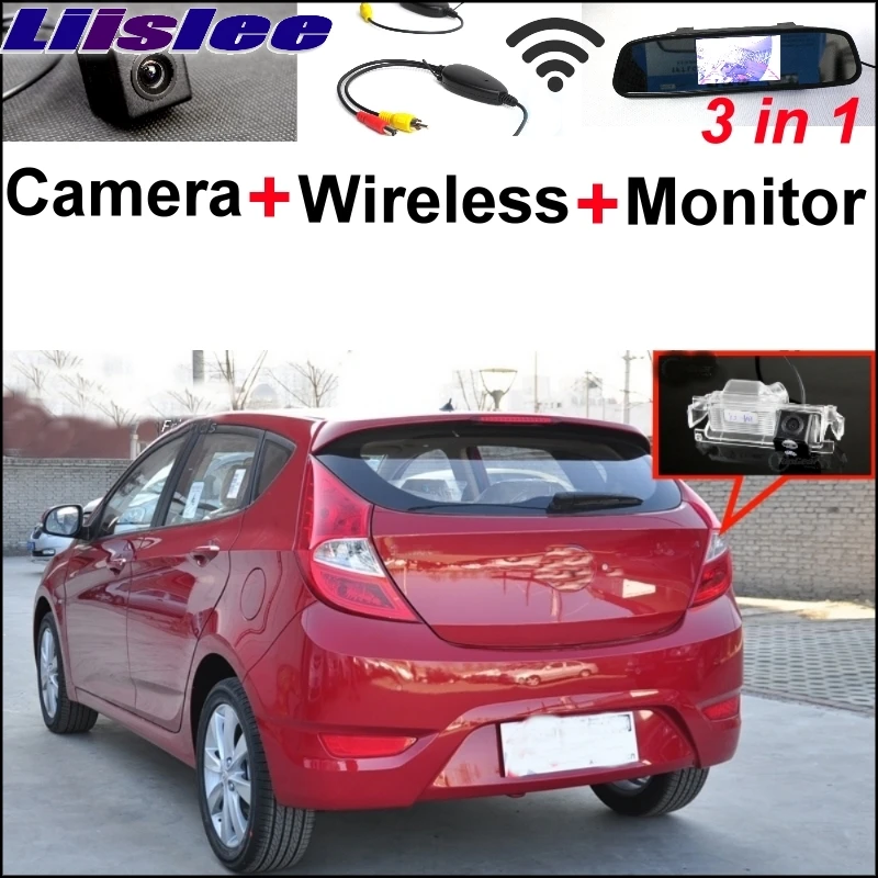 Liislee 3 in1 Camera + Wireless Receiver + Mirror Monitor Parking System For Hyundai Verna RB 2010~2017 hatchback
Liislee 3 in1 Camera + Wireless Receiver + Mirror Monitor Parking System For Hyundai Verna RB 2010~2017 hatchback