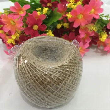 Christmas Decor 100 Meter - Natural Textured Hessian Jute Twine String 1mm 1-Ply for Wedding ,Gift Wrapping Decoration AA7920
Christmas Decor 100 Meter - Natural Textured Hessian Jute Twine String 1mm 1-Ply for Wedding ,Gift Wrapping Decoration AA7920