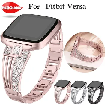 New 2018watch band For fitbit versa smart band strap Stainless Steel Bracelet Wearable Belt with Rhinestone Wristbands Replace
New 2018watch band For fitbit versa smart band strap Stainless Steel Bracelet Wearable Belt with Rhinestone Wristbands Replace