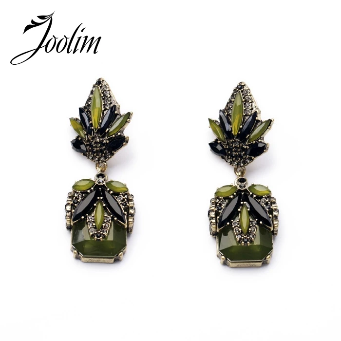 JOOLIM Jewelry Wholesale/ Vintage Luxe Dark Green Stud Earring Design Earring Summer Charm Earring Good Quality
JOOLIM Jewelry Wholesale/ Vintage Luxe Dark Green Stud Earring Design Earring Summer Charm Earring Good Quality