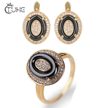Jewelry Sets for Women Bling Rhinestone CZ Crystal Gold Silver Color With Ceramic Egg Earrings Rings Engagement Jewelry Gift
Jewelry Sets for Women Bling Rhinestone CZ Crystal Gold Silver Color With Ceramic Egg Earrings Rings Engagement Jewelry Gift