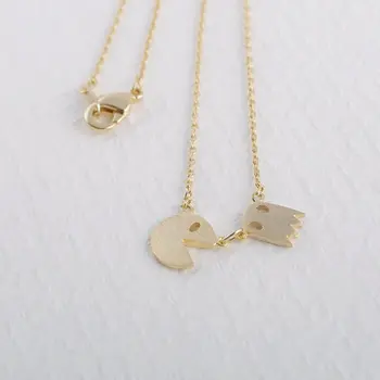 wholesale 2016 new Fashion jewelry So cute and fun PacMan character necklace! for women 2colours selection free shipping
wholesale 2016 new Fashion jewelry So cute and fun PacMan character necklace! for women 2colours selection free shipping