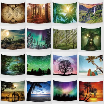 Hot sale custom forest landscape wall hanging tapestry home decoration wall tapestry size L 200*150cm M 150*130cm
Hot sale custom forest landscape wall hanging tapestry home decoration wall tapestry size L 200*150cm M 150*130cm