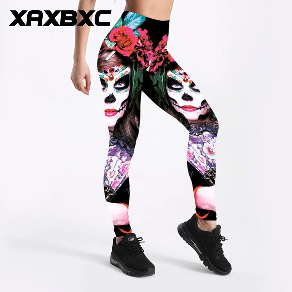 C3970 Girl Halloween Rose Clown Skull Prints Elastic Slim GYM Fitness Women Sport Leggings Yoga Pants Trousers Plus Size
C3970 Girl Halloween Rose Clown Skull Prints Elastic Slim GYM Fitness Women Sport Leggings Yoga Pants Trousers Plus Size