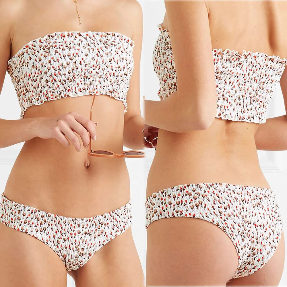 KLV 2019 Female Swimsuits Women Sexy Stretch pleated print bathing suitBackless Ruffles Padded Beach Halter Swimwear L328A
KLV 2019 Female Swimsuits Women Sexy Stretch pleated print bathing suitBackless Ruffles Padded Beach Halter Swimwear L328A