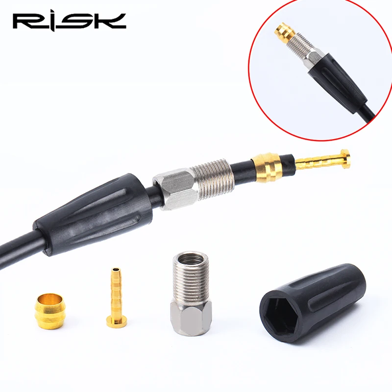 1 Set Bike Hydraulic Disc Brake Oil Pipe Accessories Pressing Screw + Glue Sleeve+ + Pressing Ring + T Needle MTB Bicycle Cable
1 Set Bike Hydraulic Disc Brake Oil Pipe Accessories Pressing Screw + Glue Sleeve+ + Pressing Ring + T Needle MTB Bicycle Cable
