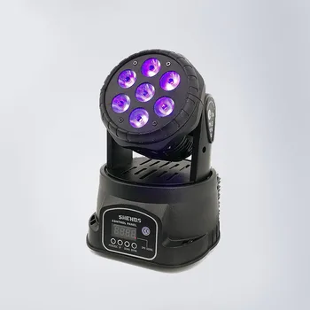 LED Wash 7x18W RGBWA+UV Moving Head Lighting Sound Active Christmas Decorations DMX-512 LED Stage Light
LED Wash 7x18W RGBWA+UV Moving Head Lighting Sound Active Christmas Decorations DMX-512 LED Stage Light