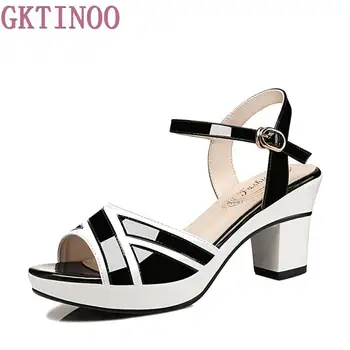 GKTINOO Women sandals Peep Toe buckle strap summer shoes woman fashion Thick high heels Gladiator sandals women Sandalias
GKTINOO Women sandals Peep Toe buckle strap summer shoes woman fashion Thick high heels Gladiator sandals women Sandalias