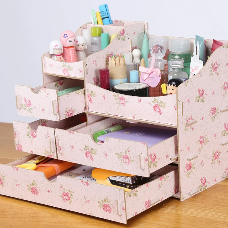 Cosmetic Storage Box Wooden Desktop Rack Drawer Makeup Organizer Handmade Diy Assembly Jewelry Container Office Case
Cosmetic Storage Box Wooden Desktop Rack Drawer Makeup Organizer Handmade Diy Assembly Jewelry Container Office Case