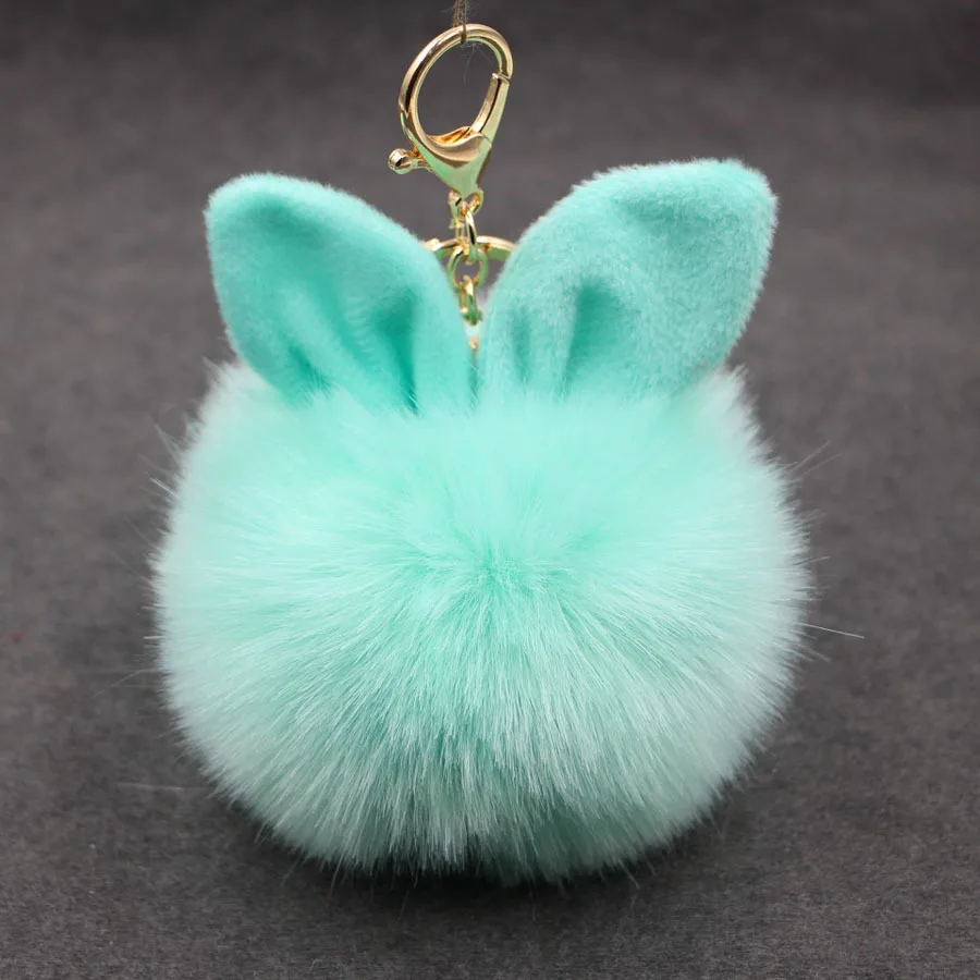 2017 New Hot High Quality Girl keyring key chain Pompon Fluffy Rabbit Ear Fur Ball Key Chain Rings Bag Keychain for women Gift
2017 New Hot High Quality Girl keyring key chain Pompon Fluffy Rabbit Ear Fur Ball Key Chain Rings Bag Keychain for women Gift