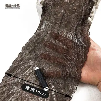 2 Meters Nylon Coffee Sewing Appliques French Net Stretch Lace Trimmings Elastic Lace Trim For DIY Clothing Accessories 17cm
2 Meters Nylon Coffee Sewing Appliques French Net Stretch Lace Trimmings Elastic Lace Trim For DIY Clothing Accessories 17cm