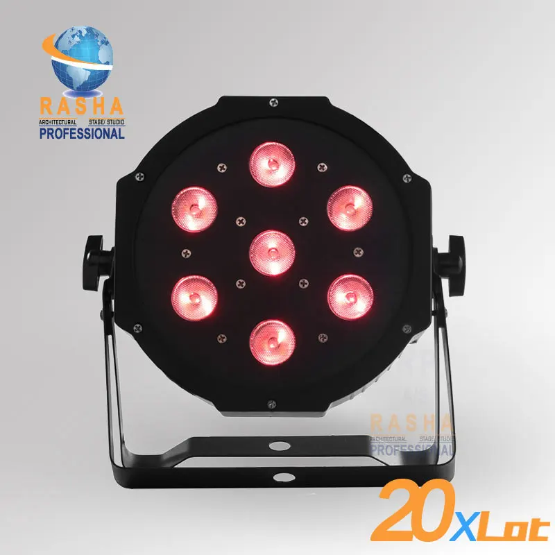 20X LOT Rasha Hot Sale 7*12W Quad RGBW 4IN1LED Mega Quadpar Profile DMX Par Can Stage Light
20X LOT Rasha Hot Sale 7*12W Quad RGBW 4IN1LED Mega Quadpar Profile DMX Par Can Stage Light