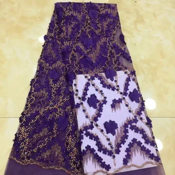 African lace fabrics army purple 3d flowers tulle lace fabric with beads Fashion appliques net lace for dress
African lace fabrics army purple 3d flowers tulle lace fabric with beads Fashion appliques net lace for dress