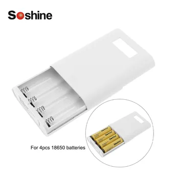 Soshine E3S Power Bank 18650 Battery Charger Device 18650 LCD Powerbanks Mobile Charger Bank with Protective Circuit + USB Cable
Soshine E3S Power Bank 18650 Battery Charger Device 18650 LCD Powerbanks Mobile Charger Bank with Protective Circuit + USB Cable