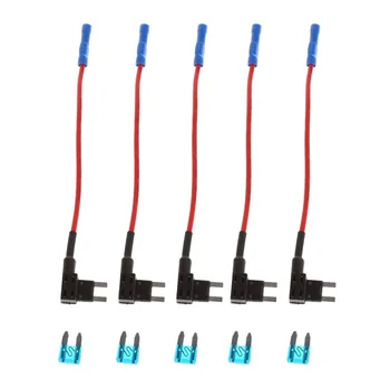 5 Pcs 15A Fuse Box Holder Add Circuit Mini Blade ACS ATO ATC Piggy Back Tap
5 Pcs 15A Fuse Box Holder Add Circuit Mini Blade ACS ATO ATC Piggy Back Tap