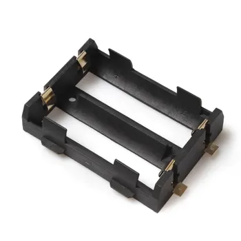 20PCS/lot 26650 Battery SMD SMT Holder Box With Bronze Pins Gold Plated For 2 x 26650 3.7V Rechargeable Batteries
20PCS/lot 26650 Battery SMD SMT Holder Box With Bronze Pins Gold Plated For 2 x 26650 3.7V Rechargeable Batteries