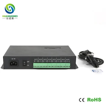 T-200K sd card online led pixel controller rgb led dimmer programmable full color controllers, AC90-260V input; 8ports*512pixels
T-200K sd card online led pixel controller rgb led dimmer programmable full color controllers, AC90-260V input; 8ports*512pixels