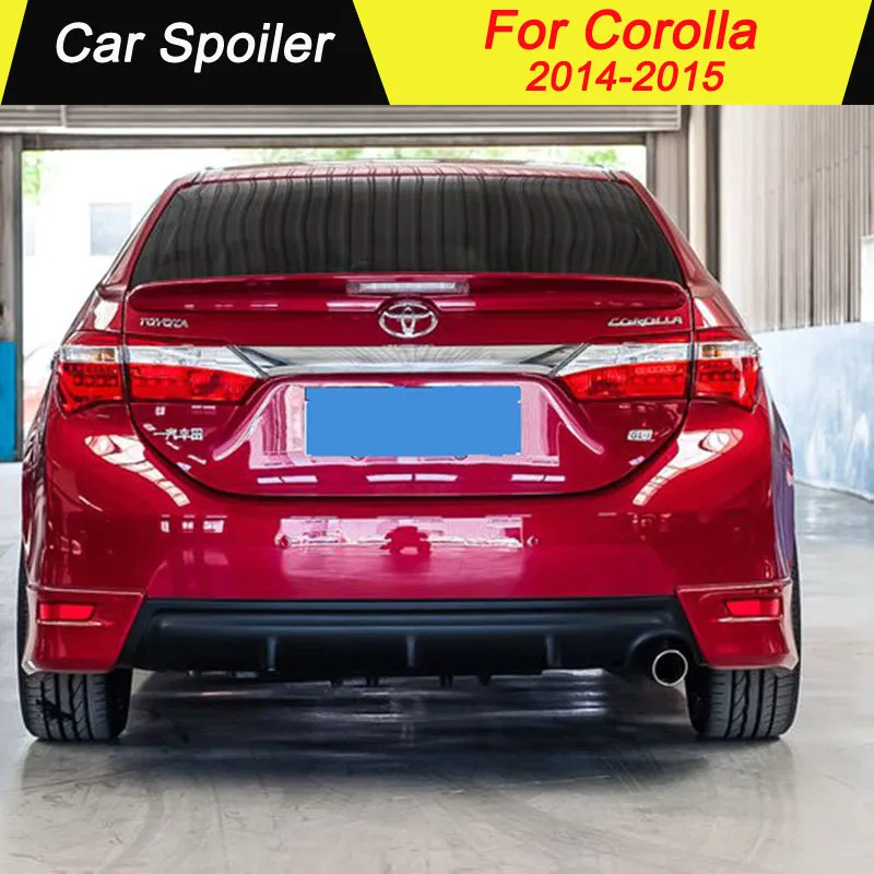 For Toyota Corolla 2014-2015 Rear Trunk Spoiler High Quality ABS Material Primer Color Car Tail Wing Decoration For New Corolla
For Toyota Corolla 2014-2015 Rear Trunk Spoiler High Quality ABS Material Primer Color Car Tail Wing Decoration For New Corolla