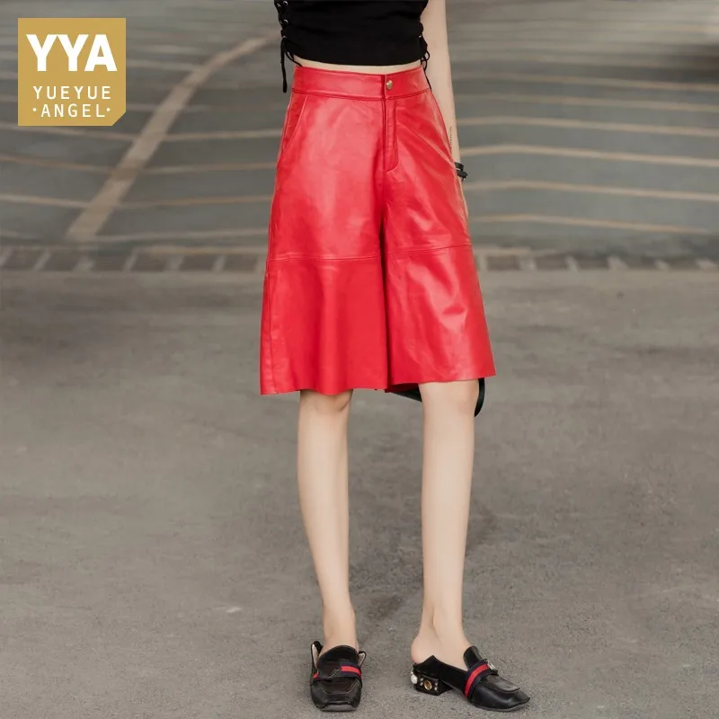 Fashion Womens Knee Length Sheepskin Genuine Leather Wide Leg Pants Loose Fit Streetwear Hip Hop Casual Joggers Harem Pants 4XL
Fashion Womens Knee Length Sheepskin Genuine Leather Wide Leg Pants Loose Fit Streetwear Hip Hop Casual Joggers Harem Pants 4XL