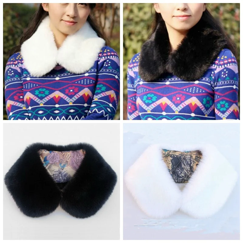 1Pc Fashion Women Small Faux Rabbit Fur Collar Neckline Wraps Fluffy Furry Retro Lady Detachable Collars Accessories CWW9122
1Pc Fashion Women Small Faux Rabbit Fur Collar Neckline Wraps Fluffy Furry Retro Lady Detachable Collars Accessories CWW9122