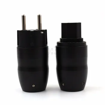 Black aluminium Rhodium Plated Schuko Power Plug Connector hifi iec female plug
Black aluminium Rhodium Plated Schuko Power Plug Connector hifi iec female plug