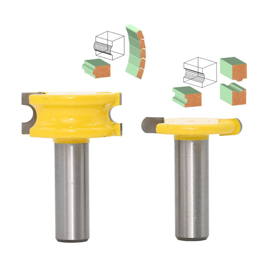 2pcs Shank Milling Cutter Router Bit 1/2" Diameter Canoe Flute and Bead Router Bit Sets For Woodworking Cutting Tool
2pcs Shank Milling Cutter Router Bit 1/2" Diameter Canoe Flute and Bead Router Bit Sets For Woodworking Cutting Tool