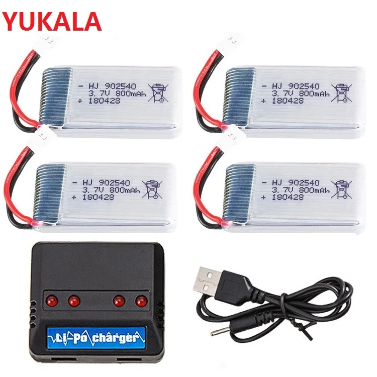 YUKALA 3.7V 800mAh lipo Battery with Charger for X5 X5C X5S X5SW X5HW X5HC X5UC X5UW RC Drone Quadcopter Spare Bettery Parts
YUKALA 3.7V 800mAh lipo Battery with Charger for X5 X5C X5S X5SW X5HW X5HC X5UC X5UW RC Drone Quadcopter Spare Bettery Parts
