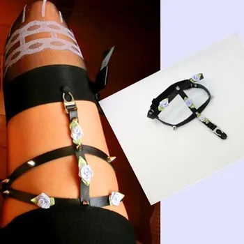 Rivet 2014 Plus size dres garter belt Rcok leg ring vintage Harajuku lady leather Leg Garters flower design free shipping
Rivet 2014 Plus size dres garter belt Rcok leg ring vintage Harajuku lady leather Leg Garters flower design free shipping