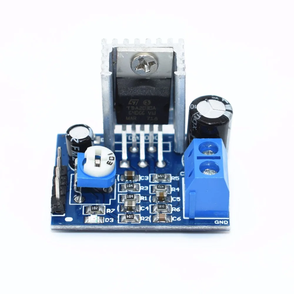 1Pcs Audio Amplifier Board Module TDA2030 TDA2030A 6-12V 18W Single Amp Power Supply
1Pcs Audio Amplifier Board Module TDA2030 TDA2030A 6-12V 18W Single Amp Power Supply