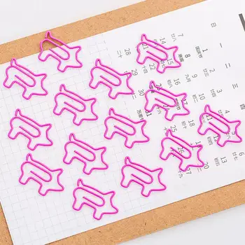 2000pcs/lot Cute Animal Pink Pig Bookmark Paper Clip School Office Supply Metal Material Escolar Papelaria Gift Stationery
2000pcs/lot Cute Animal Pink Pig Bookmark Paper Clip School Office Supply Metal Material Escolar Papelaria Gift Stationery