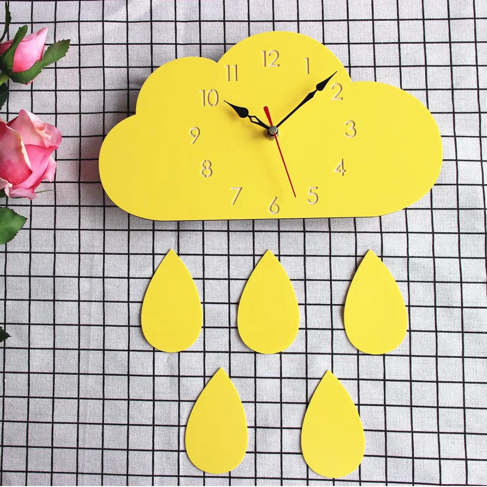 Colorful Cartoon Creative Modern Nordic Style Cloud Pattern 3D Kids Silent Acrylic Big Needle Wall Clock for Living Room
Colorful Cartoon Creative Modern Nordic Style Cloud Pattern 3D Kids Silent Acrylic Big Needle Wall Clock for Living Room