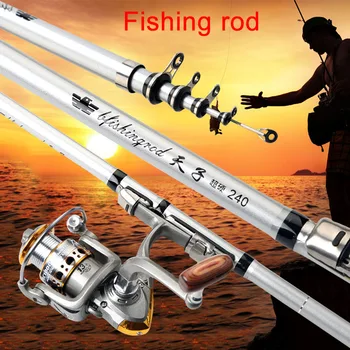 Telescopic Fishing Rod Reel Travel Portable Sea Fishing Pole for Freshwater Saltwater YA88
Telescopic Fishing Rod Reel Travel Portable Sea Fishing Pole for Freshwater Saltwater YA88