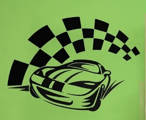 Race Car Vinyl Wall Decal Racing Car Motorsports Chequered Flag Mural Art Wall Sticker Boys Bedroom Decorative decoration
Race Car Vinyl Wall Decal Racing Car Motorsports Chequered Flag Mural Art Wall Sticker Boys Bedroom Decorative decoration