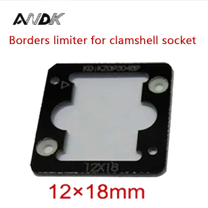 1 PCS eMMC/eMCP test Socket borders limiter frame guider size 12x18mm , for pogo pin clamshell structure
1 PCS eMMC/eMCP test Socket borders limiter frame guider size 12x18mm , for pogo pin clamshell structure
