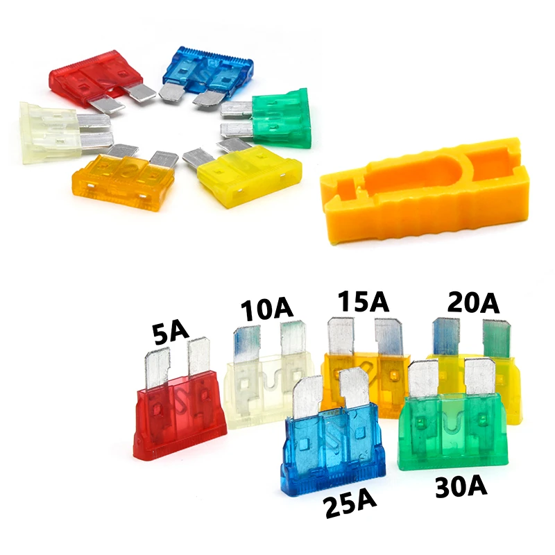 7PCS Automobile Car Security Fuse 5/10/15/20/25/30A Mini Auto Car Zinc Blade Fuse Standard Assortment set For Medium-sized Car
7PCS Automobile Car Security Fuse 5/10/15/20/25/30A Mini Auto Car Zinc Blade Fuse Standard Assortment set For Medium-sized Car