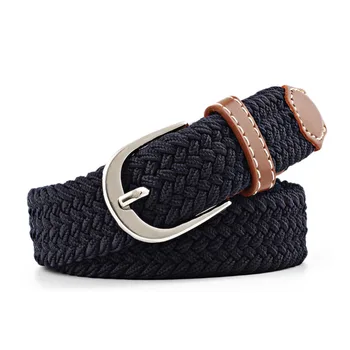 2020 Simple and Stylish Thin Waist Belt Women Casual Elastic Waistband Canvas Buckle Braided Woven Waist Straps Dropshiping
2020 Simple and Stylish Thin Waist Belt Women Casual Elastic Waistband Canvas Buckle Braided Woven Waist Straps Dropshiping