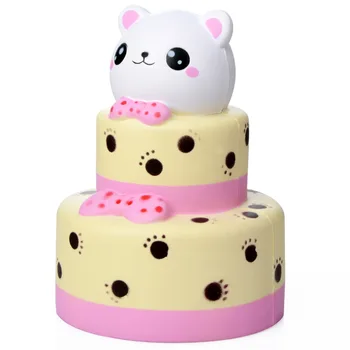 15CM Squishy Toys PU Slow Rewind Anti-stress Toy Cartoon Shape Bear Head Multilayer Cake Toy Liberate Finger Child Holiday Gifts 
15CM Squishy Toys PU Slow Rewind Anti-stress Toy Cartoon Shape Bear Head Multilayer Cake Toy Liberate Finger Child Holiday Gifts