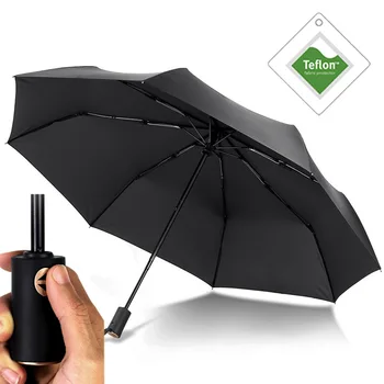 Teflon Quick Drying Wind Resistant Folding Automatic Umbrella Rain Long Handle Auto Luxury Big Black Coating Windproof Umbrella
Teflon Quick Drying Wind Resistant Folding Automatic Umbrella Rain Long Handle Auto Luxury Big Black Coating Windproof Umbrella