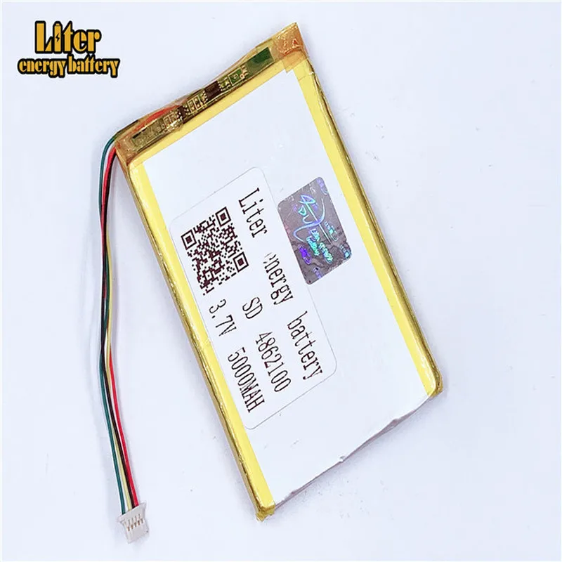 plug 1.0-5P 4862100 5060100 high capacity Li-polymer battery 3.7V 5000mAh Li-po battery
plug 1.0-5P 4862100 5060100 high capacity Li-polymer battery 3.7V 5000mAh Li-po battery