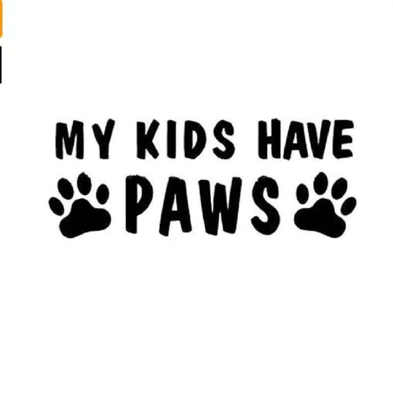 18*7.5CM MY KIDS HAVE PAWS Animals Pets Dogs And Cats Window Car Stickers Reflective Stickers Decals CT-478
18*7.5CM MY KIDS HAVE PAWS Animals Pets Dogs And Cats Window Car Stickers Reflective Stickers Decals CT-478