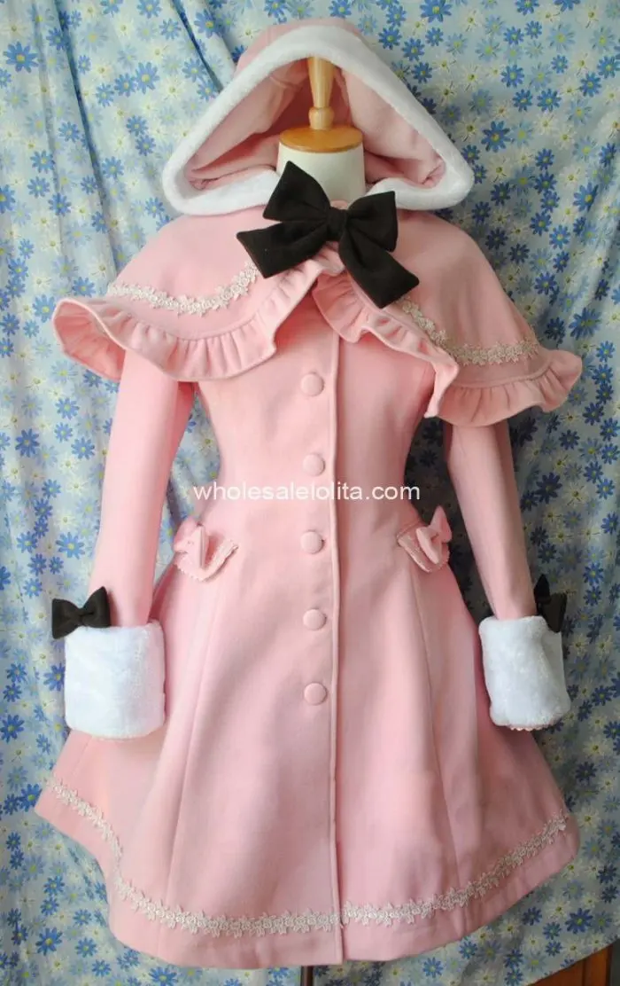 Hot Sale Customizable Pink Winter Wool Warm Coats & Cape & Cap Lolita Coat Gothic Lolita Wool 4XL 5XL 6XLCoat
Hot Sale Customizable Pink Winter Wool Warm Coats & Cape & Cap Lolita Coat Gothic Lolita Wool 4XL 5XL 6XLCoat