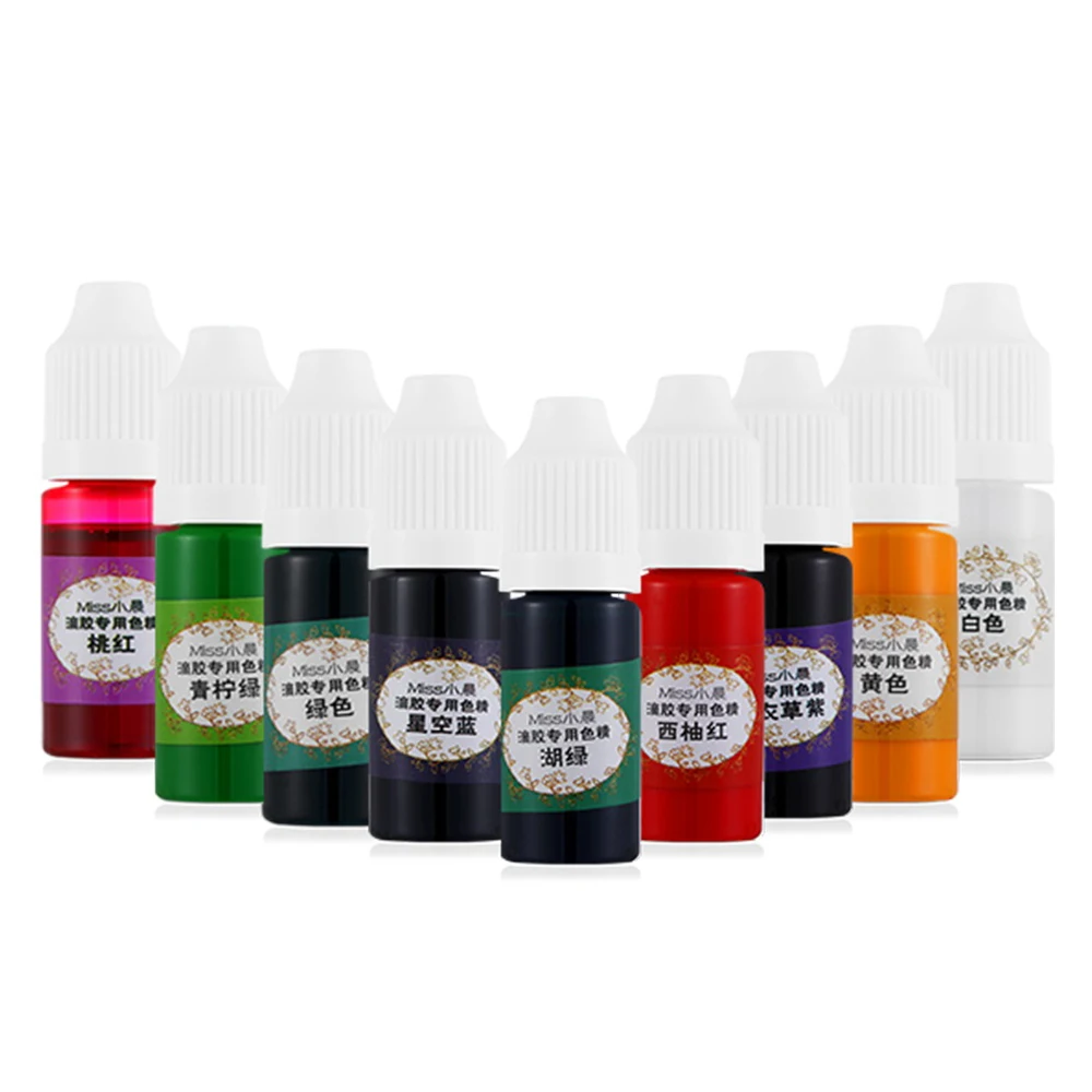 10ml Liquid Resin Pigment Dye UV Resin Epoxy Resin DIY Making Crafts Jewelry Accessories 24 Colors
10ml Liquid Resin Pigment Dye UV Resin Epoxy Resin DIY Making Crafts Jewelry Accessories 24 Colors