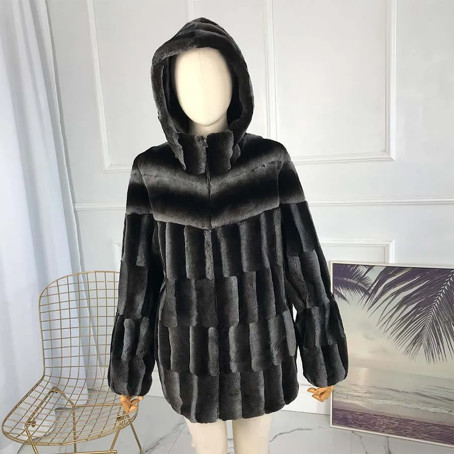 new Splicing patterns fashion Real Rex Rabbit coat real rex rabbit fur coat jacket stripe Genuine Natural with hood
new Splicing patterns fashion Real Rex Rabbit coat real rex rabbit fur coat jacket stripe Genuine Natural with hood