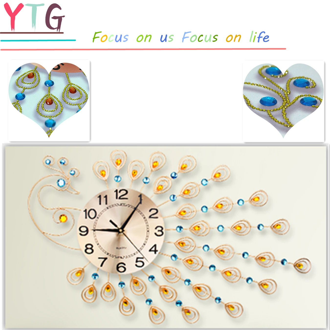 YTG New 2019 5D DIY Special-Irregular Partial Diamond Painting Crafts Needlework Embroidery Peacock Clock Cross Stitch Decor Art
YTG New 2019 5D DIY Special-Irregular Partial Diamond Painting Crafts Needlework Embroidery Peacock Clock Cross Stitch Decor Art