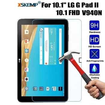 XSKEMP 9H Hardness Real Tempered Glass For LG GPAD 2 V940N 10.1 Ultra Clear 0.3mm LCD Scratch Proof Tablet Screen Protector Film
XSKEMP 9H Hardness Real Tempered Glass For LG GPAD 2 V940N 10.1 Ultra Clear 0.3mm LCD Scratch Proof Tablet Screen Protector Film
