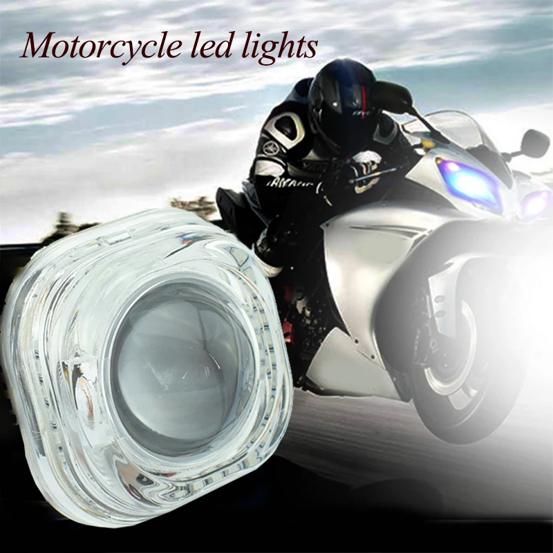 

1pc Motorcycle LED headlight 24v 15w 6500K 1800lm Motorbike Light spotlights auxiliary lamp motor bicycle Fog Lamp Headlamp