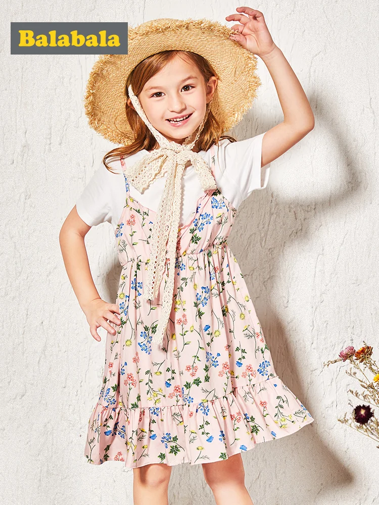 Balabala 2-6Y Childern Girls Dress 2019 Brand Princess Dress Sleeve Appliques Floral Design for Girls Party Dress Clothes
Balabala 2-6Y Childern Girls Dress 2019 Brand Princess Dress Sleeve Appliques Floral Design for Girls Party Dress Clothes
