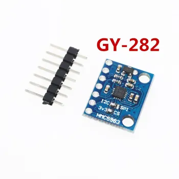 GY-282 HMC5983 Replace HMC5883L High-precision High-sensitivity Temperature Compensation Triaxial Compass IIC SPI Module
GY-282 HMC5983 Replace HMC5883L High-precision High-sensitivity Temperature Compensation Triaxial Compass IIC SPI Module